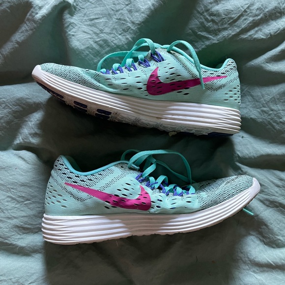 Nike Shoes - Teal & Pink Nikes